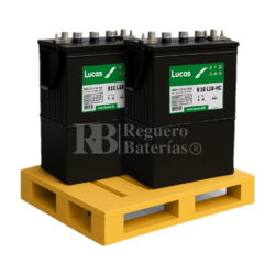 2 Bateras LUCAS LC L16-HC | 6 Voltios 370 Amperios C20